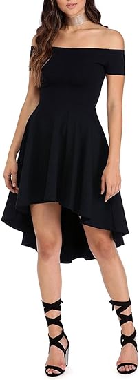 Cocktail Skater Dress Black