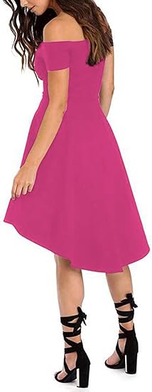 Cocktail Skater Dress Pink